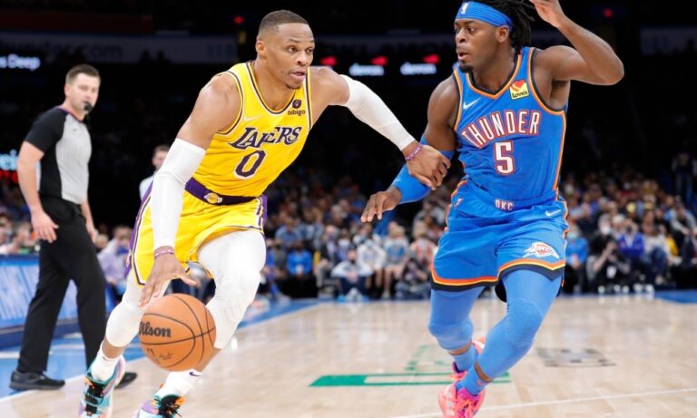 Westbrook triple but Lakers rolled by Thunder