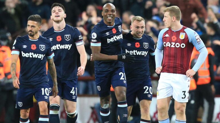 West Ham crush 10-man Villa to strengthen top-four position