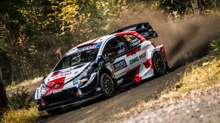 Evans powers into Rally Finland lead as Rovanpera exits