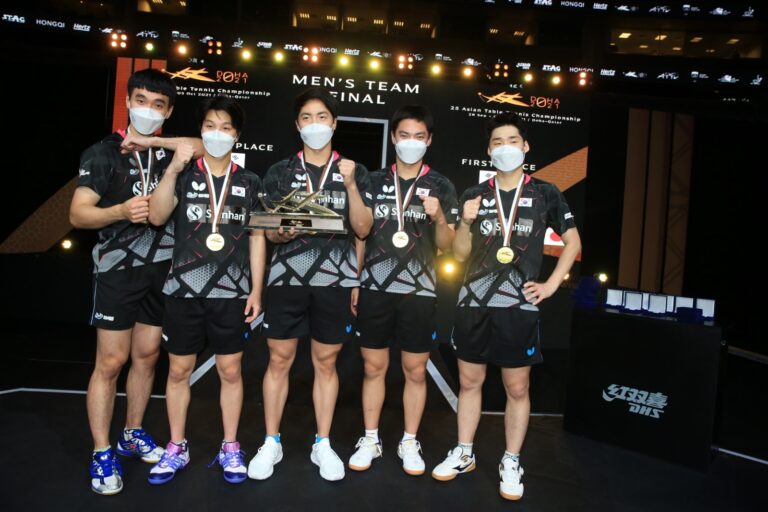 Asian TT: South Korea beat Chinese Taipei to win men’s team title