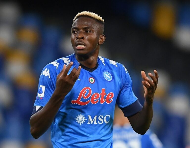 Italian FA to probe Roma fans’ racist chant at Osimhen