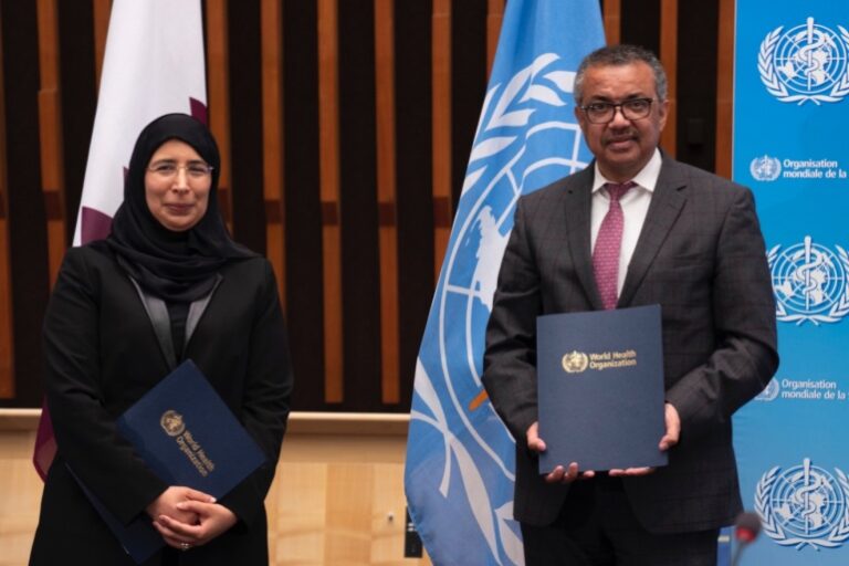 قطر ومنظمة الصحة العالمية تتعاونان لضمان صحة وسلامة كأس العالم 2022