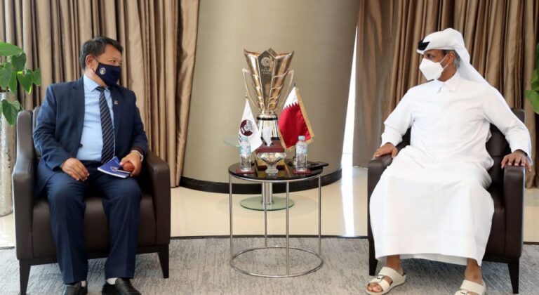 رئيس الاتحاد يستقبل نظيره النيبالي لتعزيز سبل التعاون المشترك