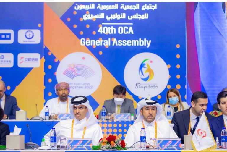 إشادة وامتنان لقطر من اللجنة الأولمبية الدولية والمجلس الأولمبي الآسيوي