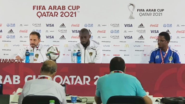 مدرب موريتانيا: نشعر بالحماس ونحن وسط أجواء كأس العرب
