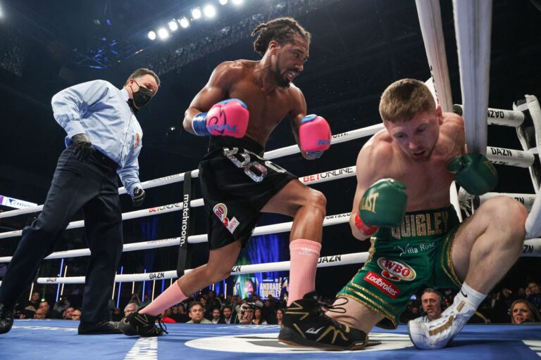 Andrade crushes Quigley to retain WBO middleweight title