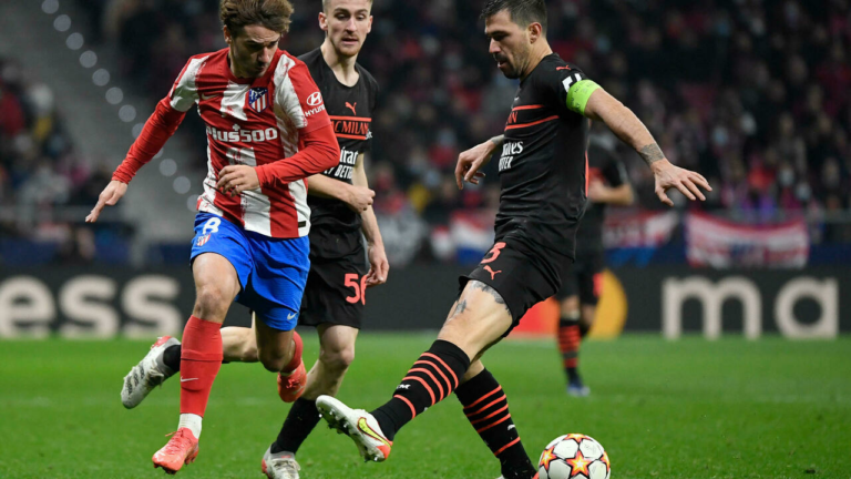 Late Milan winner stuns Atletico and throws qualification race wide open