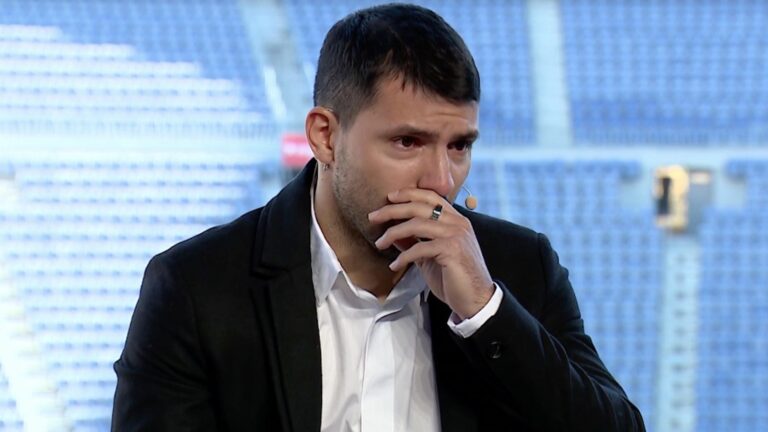 Tearful Aguero retires from football due to heart problem
