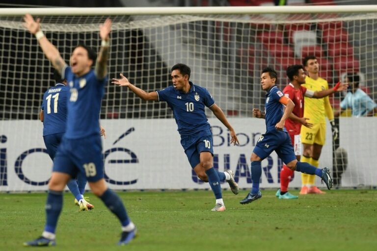 Thailand thump Indonesia 4-0 to take control of AFF Suzuki Cup final