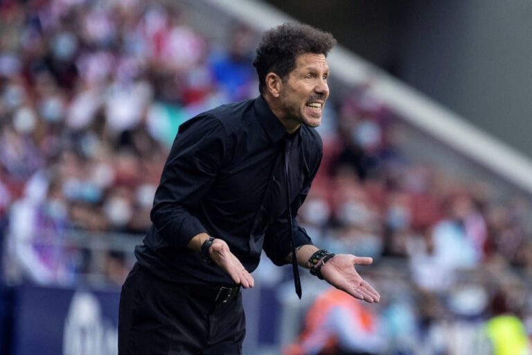 Atletico coach Simeone among five Covid cases at club