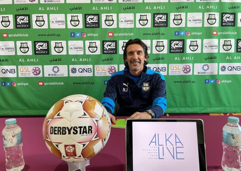 نيبوشا: مباراة الوكرة لن تكون سهلة ونتطلع لمواصلة الانتصارات