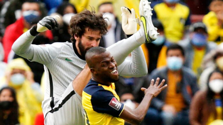 Alisson has two red cards rescinded by VAR as Ecuador and Brazil draw