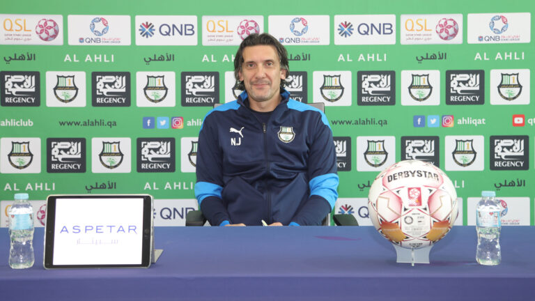 نيبوشا: مواجهة الريان صعبة وسنقدم كل ماعندنا لاستعادة الانتصارات