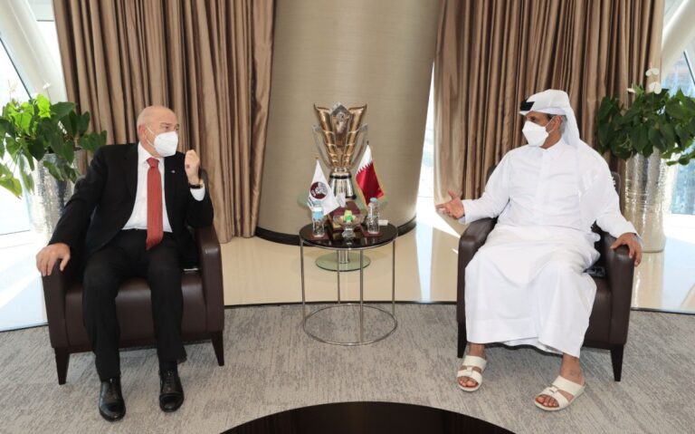 QFA President meets Turkish Football Federation president