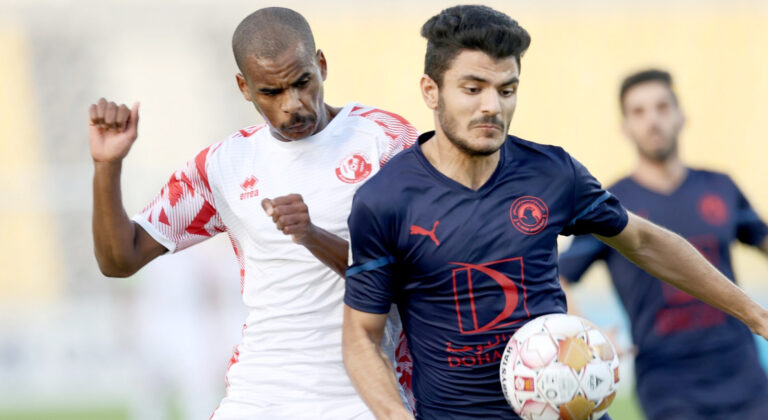 العربي يقلب تأخره بهدفين الى فوز برباعية أمام الشمال