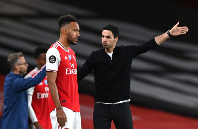 Arteta hits back at Aubameyang, saying he was ‘solution, not the problem’