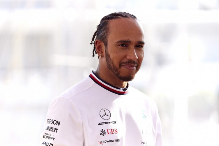 Hamilton back at Mercedes factory ahead of 2022 season
